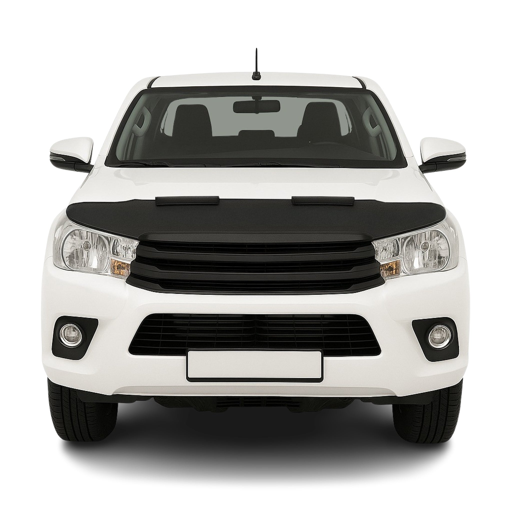 Protège Capot pour Toyota Hilux 2015-2026 Masque de voiture vinyle Noir
