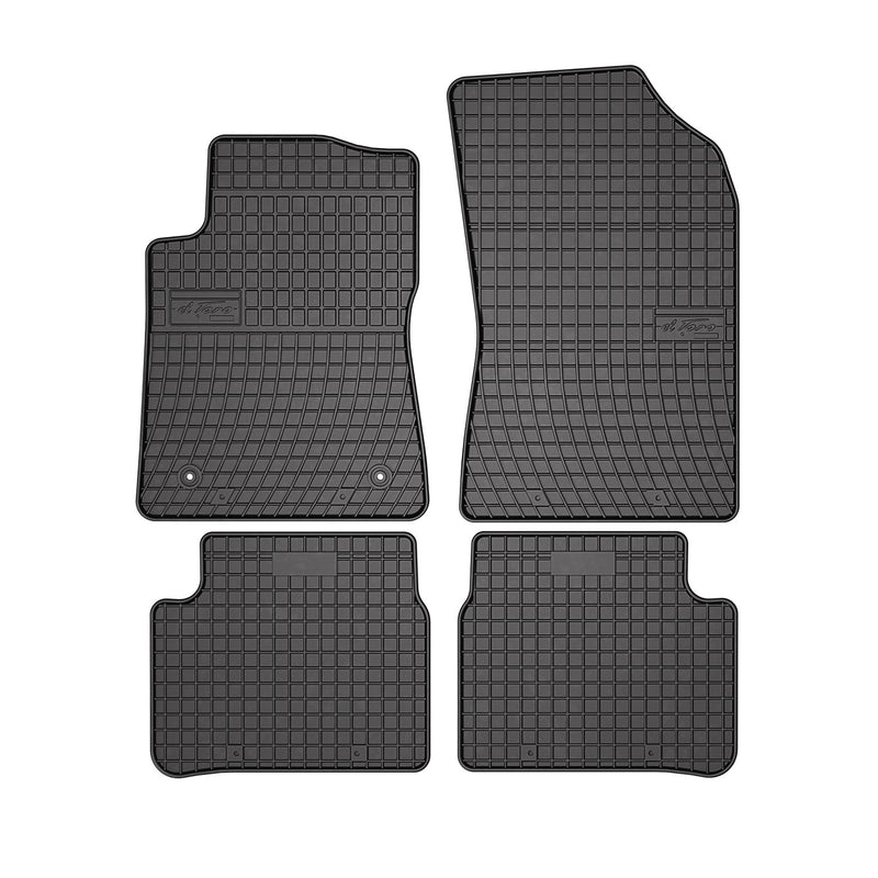 Tapis de Sol pour Citroen C3 2016-2022 Caoutchouc Noir