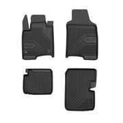 Tapis de Sol de Voiture No.77 pour Fiat Panda III Hybrid 2020-2026 TPE Noir 4Pcs