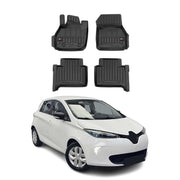 Tapis de Sol pour Renault Zoe 2012-2024 TPE Noir