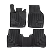 Tapis de Sol de Voiture No.77 pour VW ID.7 2024-2026 TPE Antidérapant Noir 3Pcs