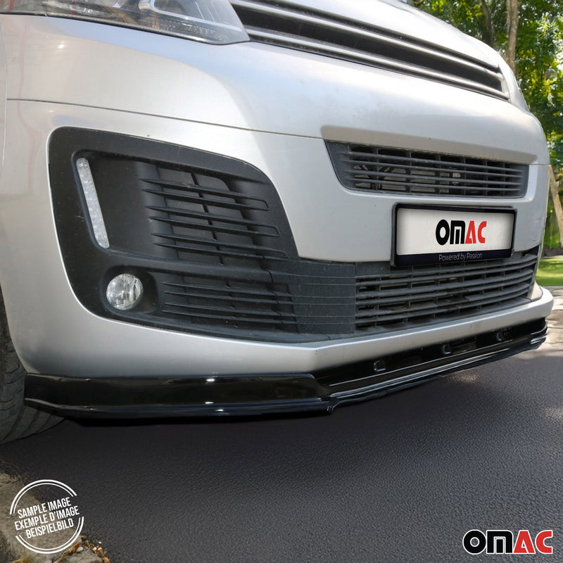 Pare-Chocs Avant Spoiler pour Ford Transit / Tourneo Custom 2023-2025 ABS Noir