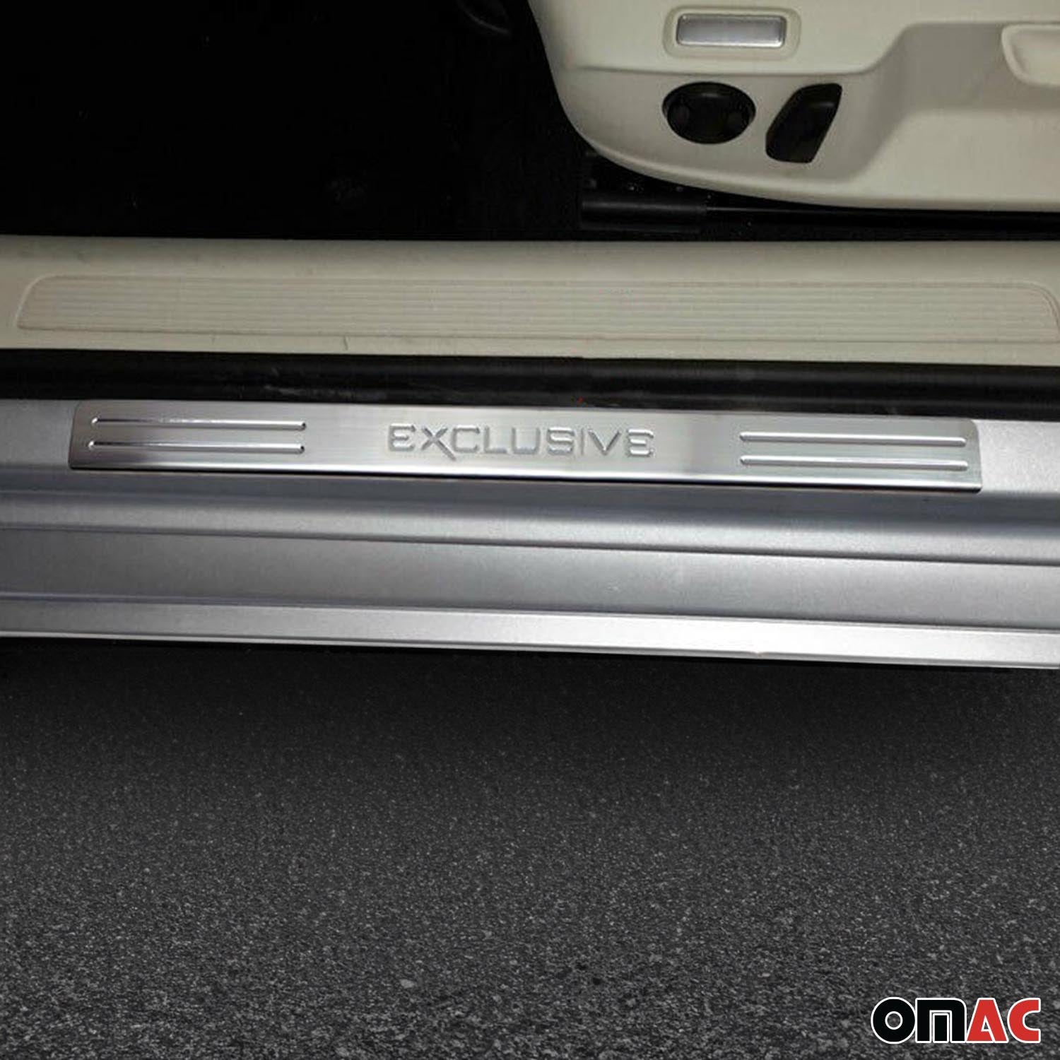 Couverture de Seuil de porte pour Mercedes Vito W447 2014-2026 acier chromé 2x
