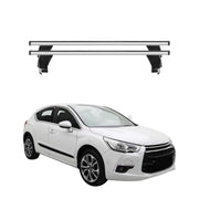 Menabo Barres de toit Transversales pour Citroen DS4 2011-2015 Gris ABE 2x