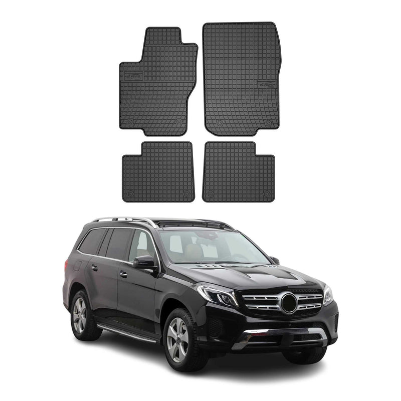 Tapis de Sol pour Mercedes GLS X166 2016-2019 OMAC Noir Caoutchouc