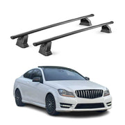 Barres de toit transversales acier pour Mercedes Classe C Coupè C204 2011-2015
