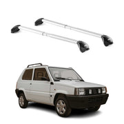 Barres de toit transversales pour Fiat Panda I 1999-2003 Gris Argenté 2x ABE