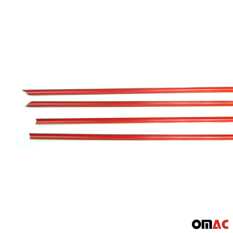 Garniture de Fenêtre pour Opel Astra H Berline 2004-2009 Acier Inox 4Pcs