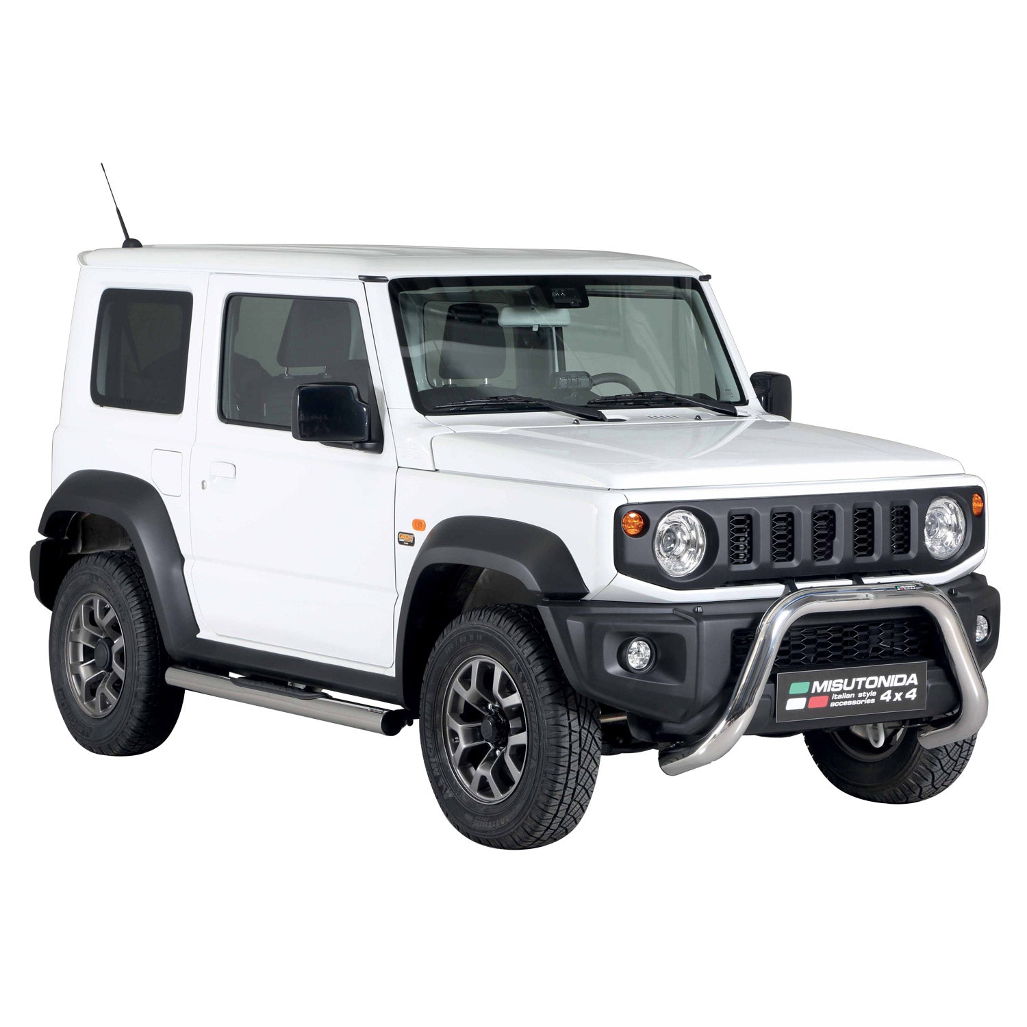 Pare-buffle Avant pour Suzuki Jimny 2018-2026 76 mm en Acier Gris