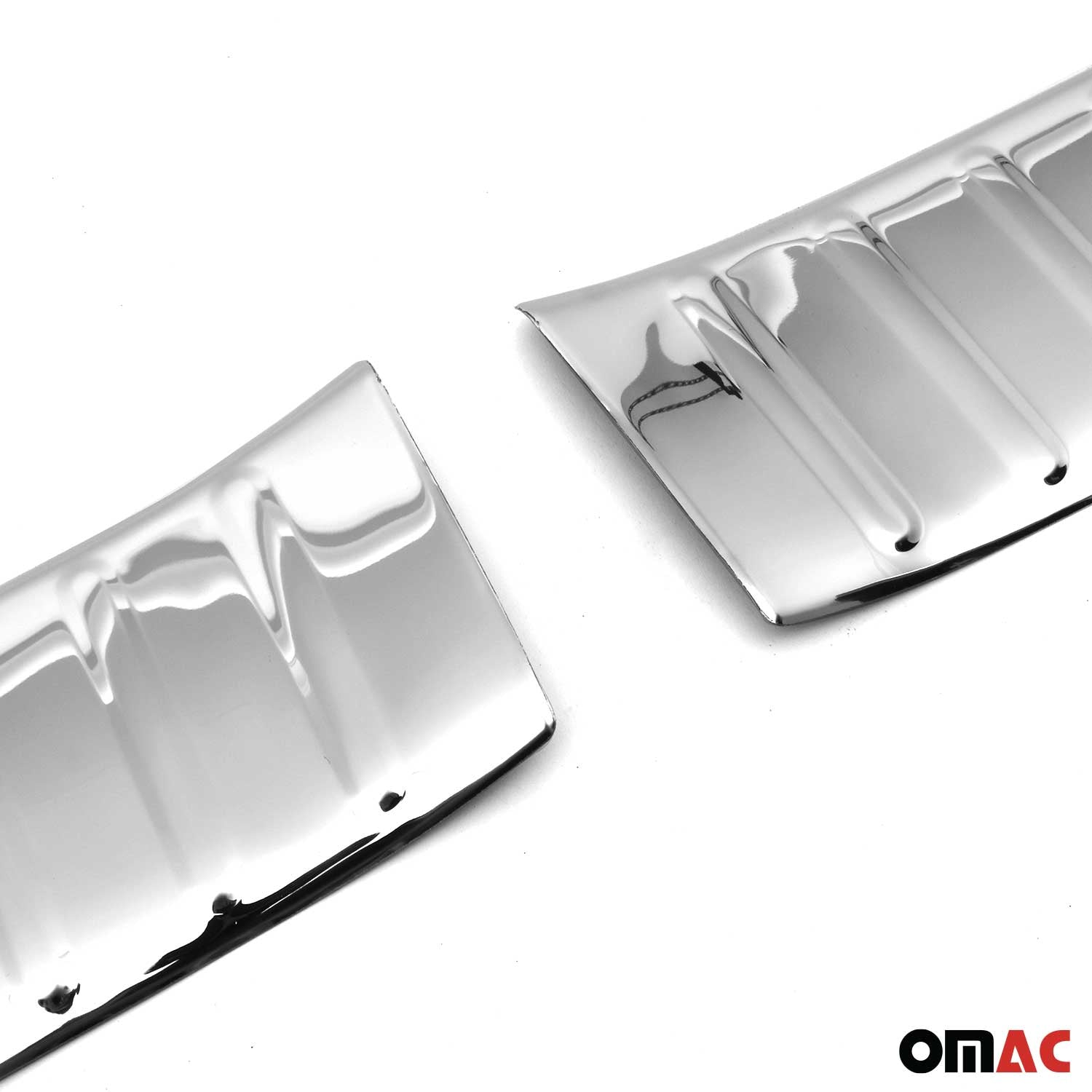 Protège-bord de coffre pour Hyundai Tucson 2021-2025 2Pcs en Acier Silver