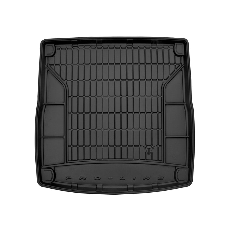 OMAC Tapis de coffre caoutchouc pour Audi A4 B8 Break 2007-2015 Noir Premium