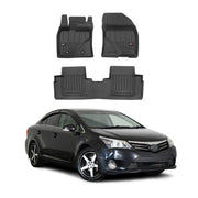 Tapis de Sol pour Toyota Avensis 2009-2018 Caoutchouc TPE Noir