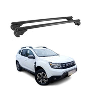 Barres de Toit transversales pour Dacia Duster mk3 2024-2026 Aluminium Gris 2x