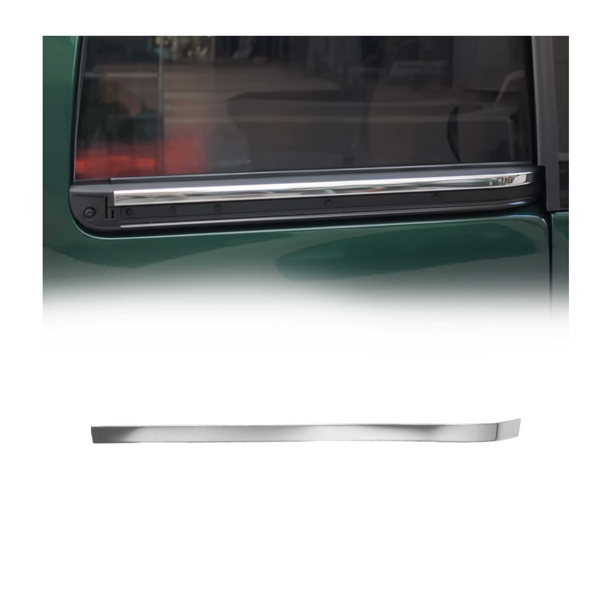 Bande de Porte latérale pour Peugeot Partner Tepee 2008-2018 en acier inox 2Pcs