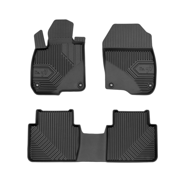 Tapis de Sol de Voiture pour Honda CR-V V 2016-2023 TPE Antidérapant Noir 3Pcs