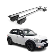 Barres de toit Transversales pour Mini Countryman 2010-2016 ABE Alu Gris