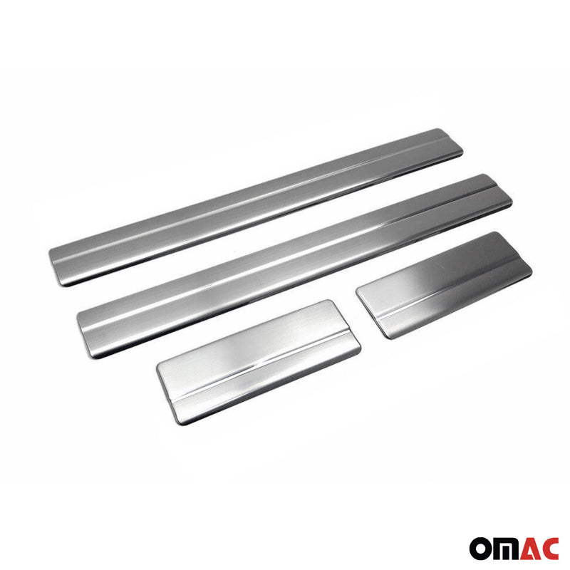 Seuils de porte pour Ford Mondeo mk3 mk4 2000-2014 en acier inox Chromé