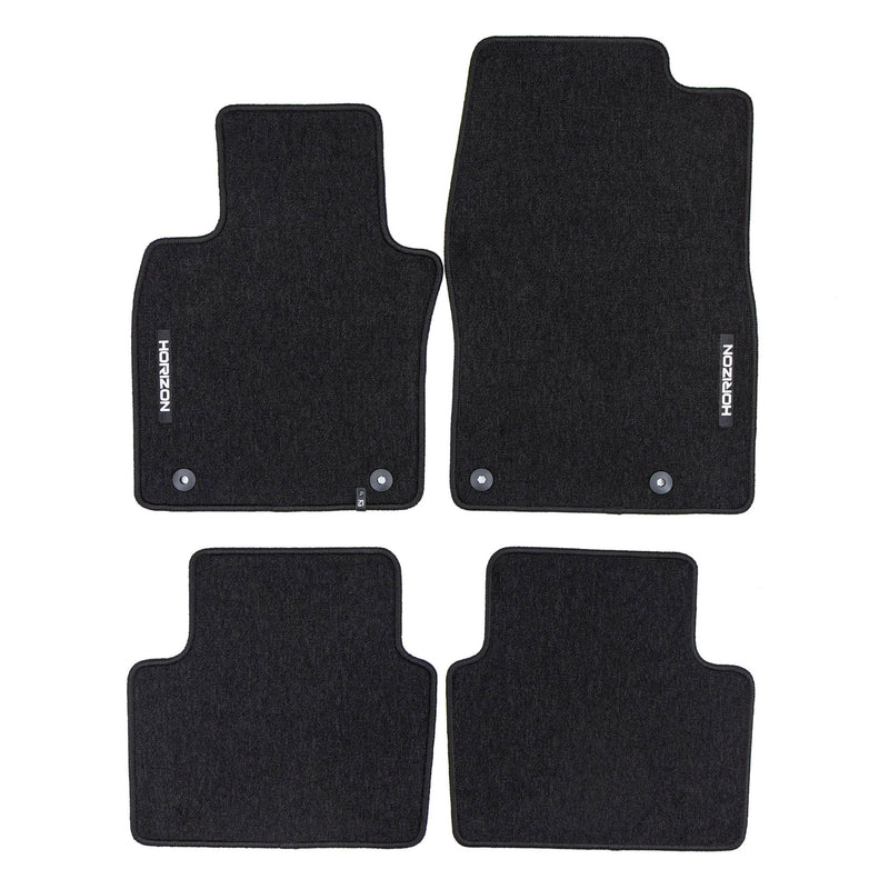 Tapis de Sol de Voiture pour Mazda CX-30 2019-2025 Velours Imperméable 4Pcs