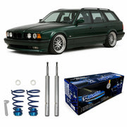 JOM BlueLine Combinés Filetés pour BMW E34 Touring 524TD–530D D16/M14 (Gewinde/Serie).