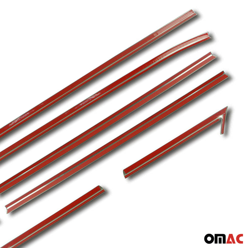 Garniture de Fenêtre pour Opel Crossland X 2017-2025 Acier Inox 8Pcs
