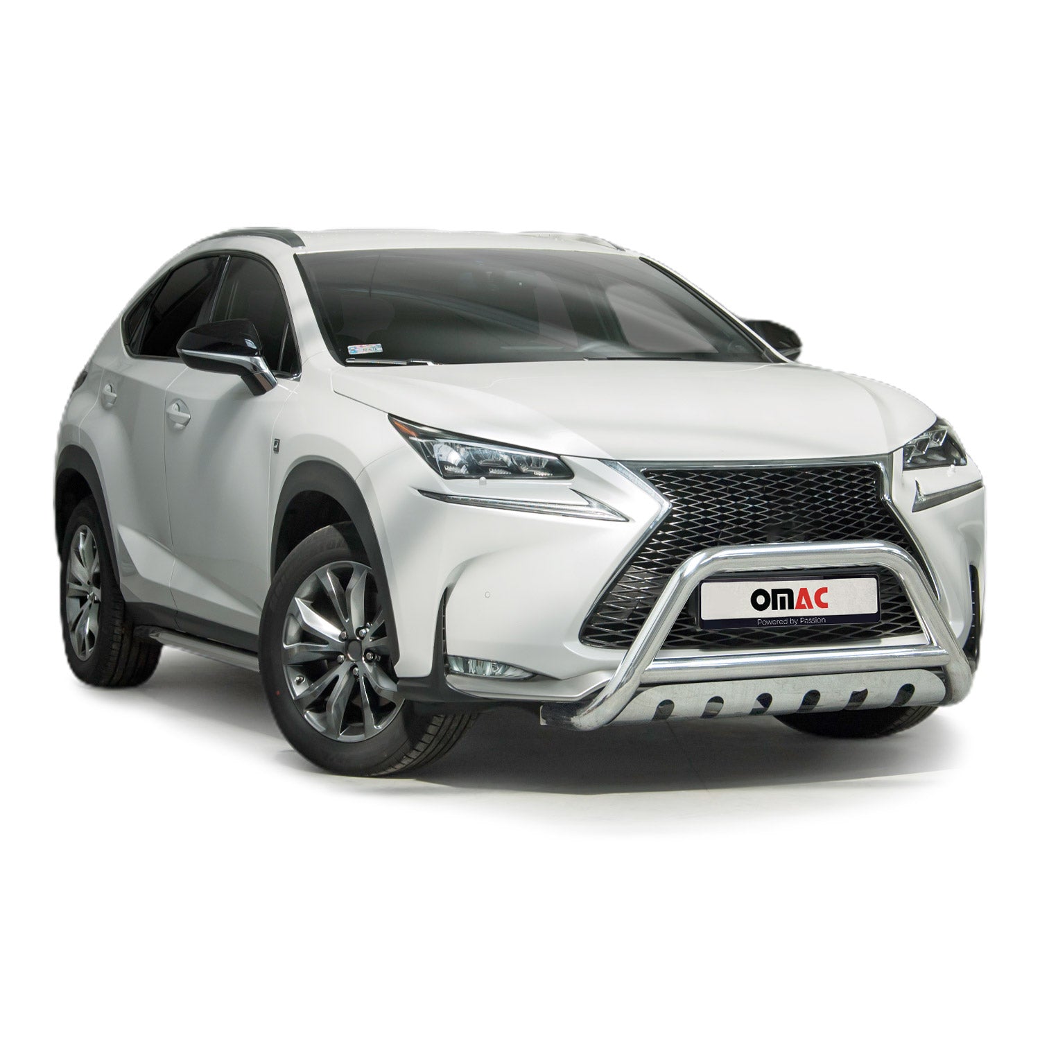 Pare-Buffle Avant Pour Lexus NX 2015-2021 en Acier Inoxydable Argent