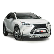 Pare-Buffle Avant Pour Lexus NX 2015-2021 en Acier Inoxydable Argent