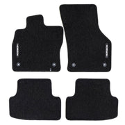 Tapis de Sol de Voiture pour Audi A3 8Y 2020-2025 Berline Velours Noir 4Pcs