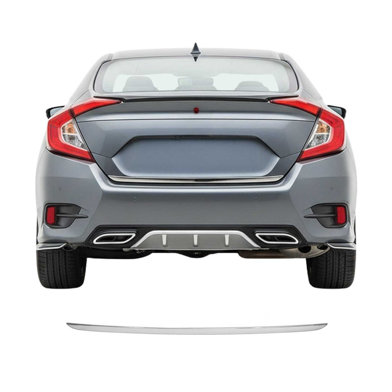 Garniture de Hayon Coffre pour Honda Civic 2015-2020 acier inox