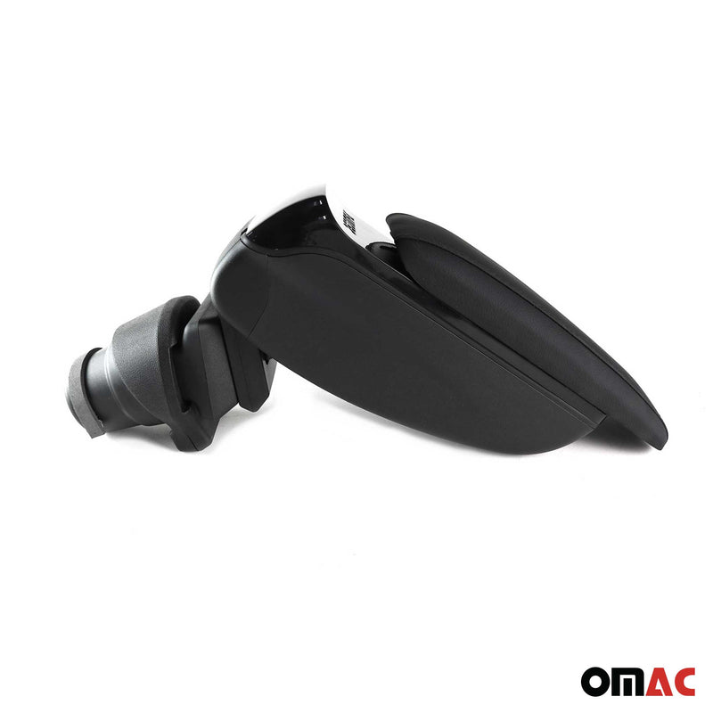 Accoudoir pour Seat Ibiza Break 2008-2017 Vinyl Abs Noir Coulissant