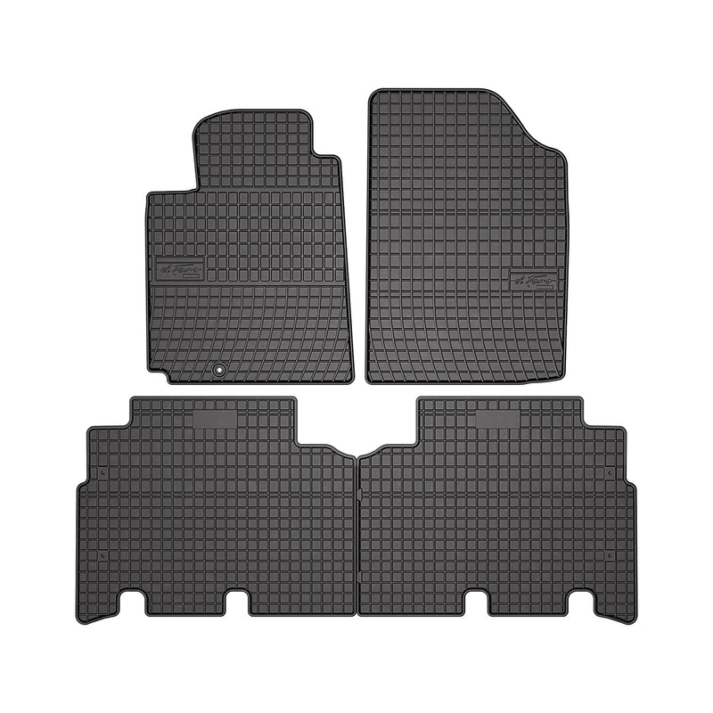 Tapis de Sol pour Toyota Yaris 1999-2005 Noir Caoutchouc