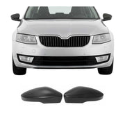 Coques de Rétroviseurs pour Volkswagen T-Roc Pre-fl 2017-2022 en Carbone Noir