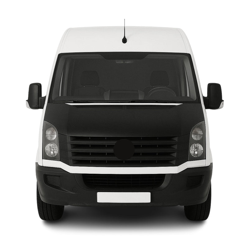 Protège Capot pour VW Crafter 2006-2017 Masque de voiture vinyle Noir complète