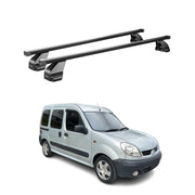 Barres de toit transversales pour Nissan Kubistar 2003-2009 Acier Noir 2x