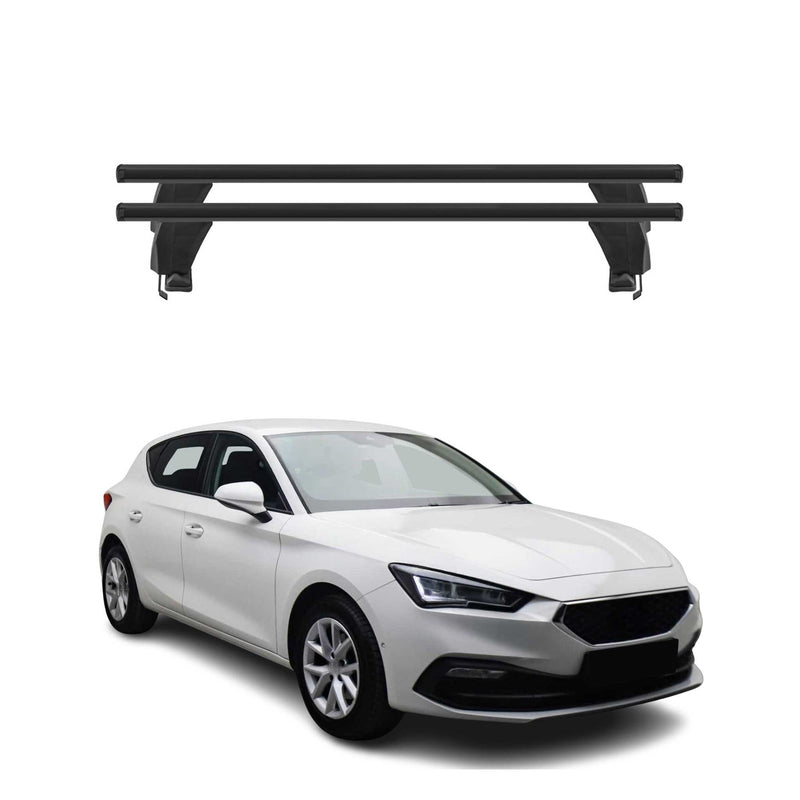 Menabo Barres de toit Transversales pour Seat Leon IV 2020-2025 ABE 2x