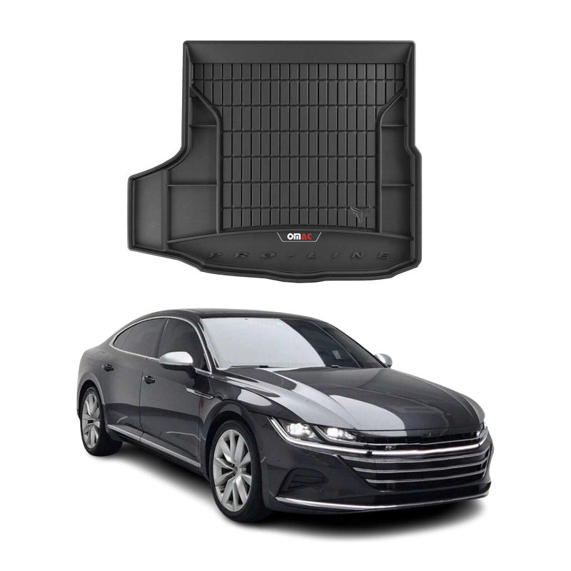 Tapis de Coffre pour VW Arteon 2020-2022 TPE Noir