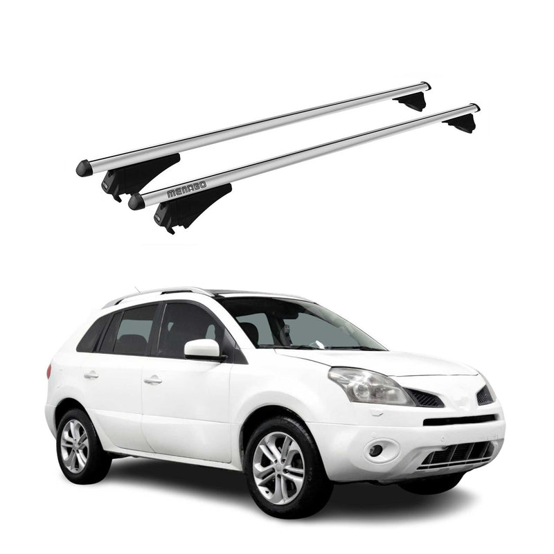 Tiger Barres de toit transversales pour Renault Koleos 2008-2016 Gris