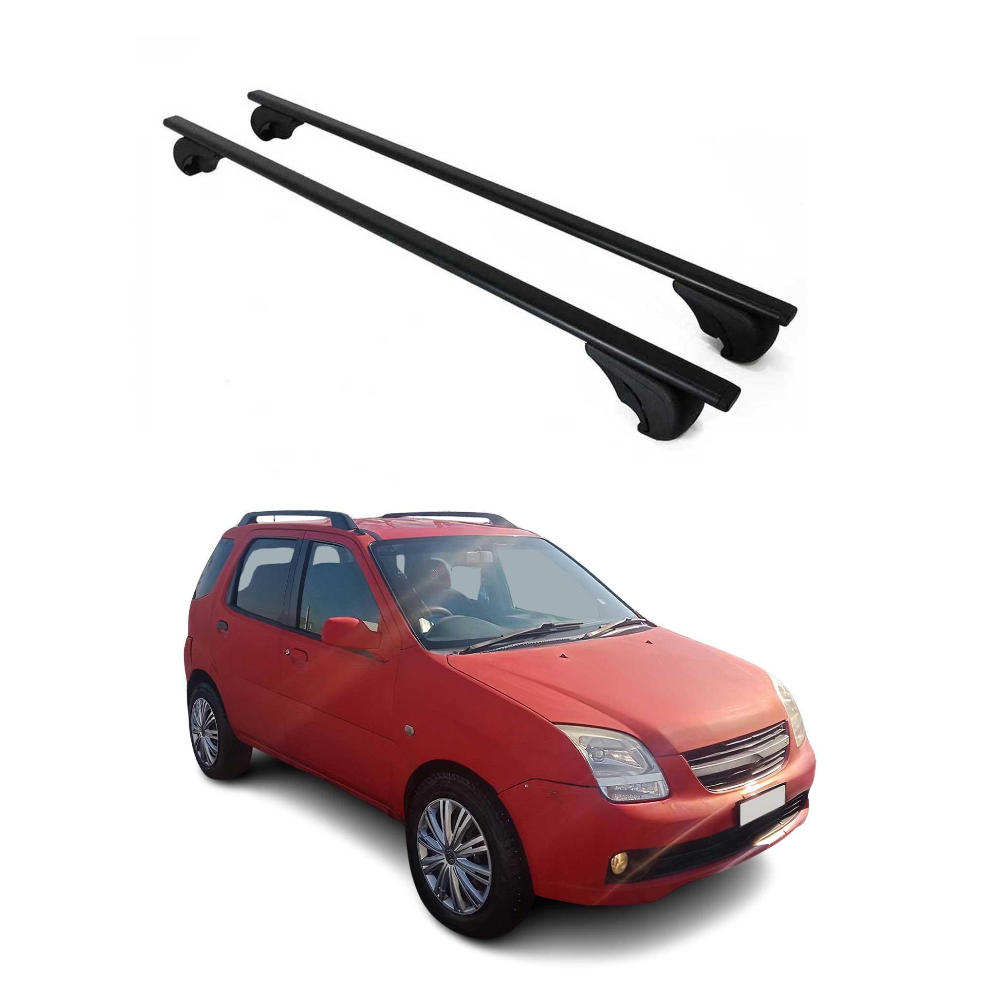 Barres de toit Transversales pour Chevrolet Cruze 2001-2004 Fer Noir