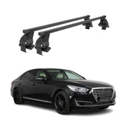 Barres Transversales Menabo pour Genesis G90 2016-2019 Noir