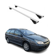 Barres de toit Transversales pour Citroen C5 2001-2008 Break Fer Argent