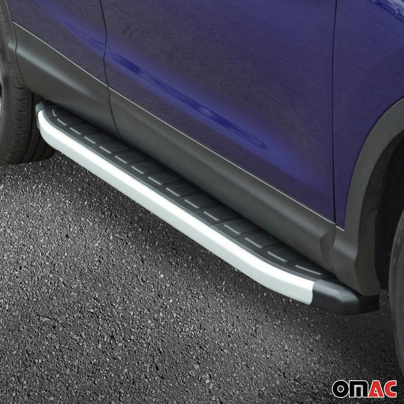 Marchepieds Latéraux pour Citroen C3 Aircross C4 Cactus Noir 2x