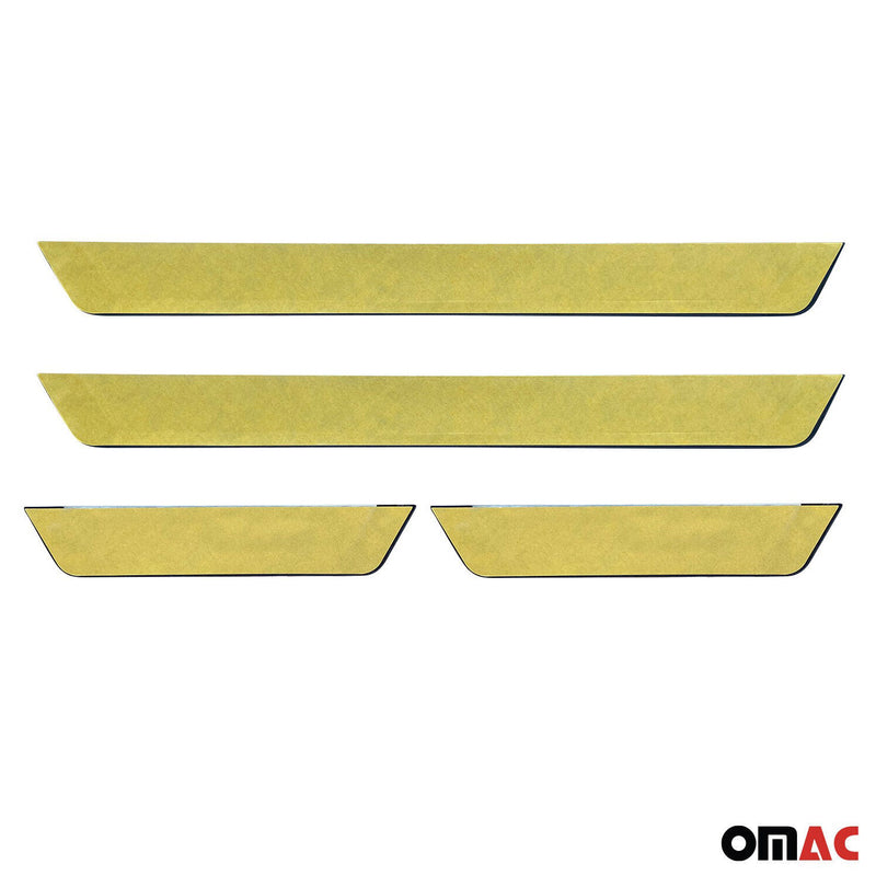 Couverture de seuil de porte pour BYD Seal U/MG HS PHEV 2023-2025 inox chromé 4x