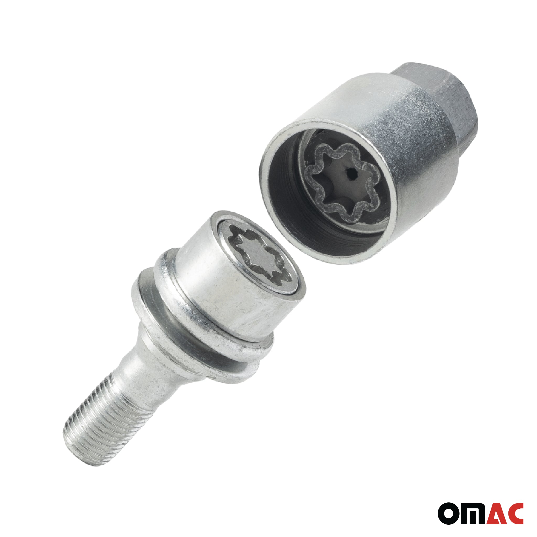 Vis de roue antivol pour Citroën C5 jusqu’en 2002 Gris lot de 4 M12X1,25