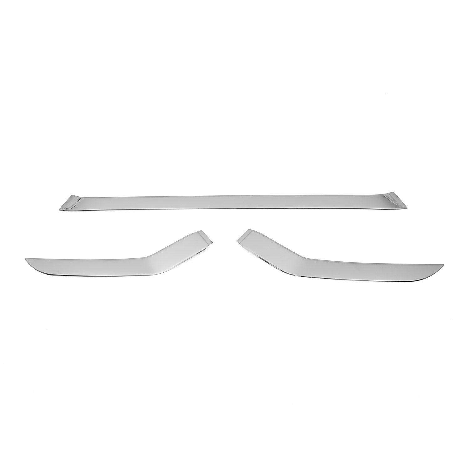 Baguettes de garniture arrière pour Honda City 2019-2026 3Pcs en Acier Silver