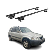 Barres de toit transversales pour Honda CR-V RD 1996-2002 Alu Noir 2 pièces ABE