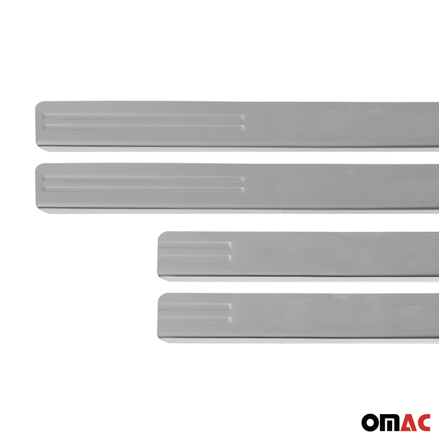 Seuils de porte pour Renault Clio III 2005-2026 en acier inox Chromé
