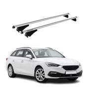 Tiger Barres de toit pour Seat / Cupra Leon IV Sportstourer 2020-2026 Alu Gris