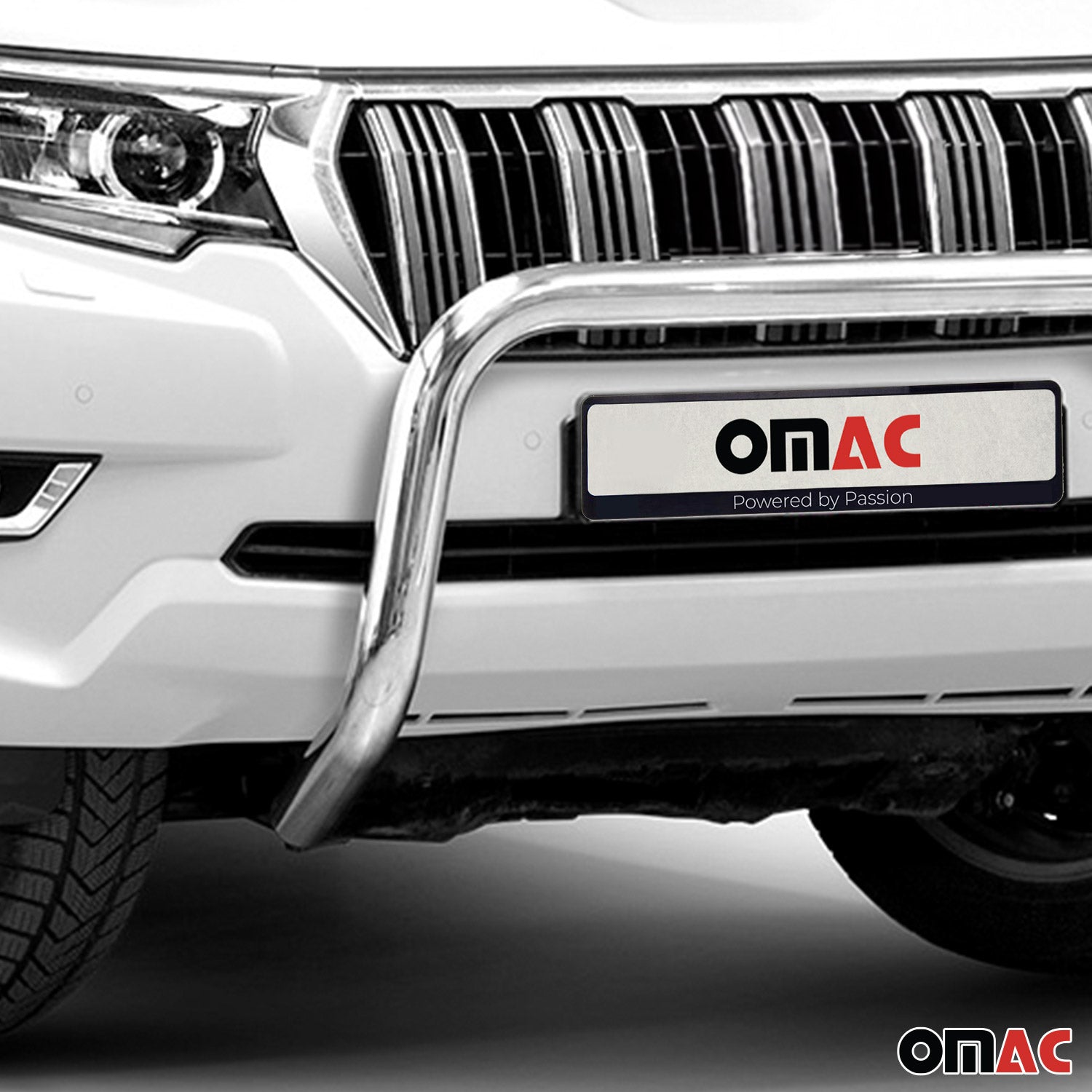 Pare-Buffle Avant Pour Toyota Land Cruiser 150 2019-2023 Argent