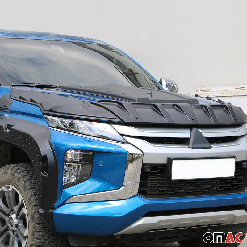 Déflecteur De Capot pour Mitsubishi L200 2019-2025 ABS 3 Pcs