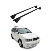 Barres de toit Transversales pour Kia Joice Break 1999-2003 Acier Noir 2Pcs