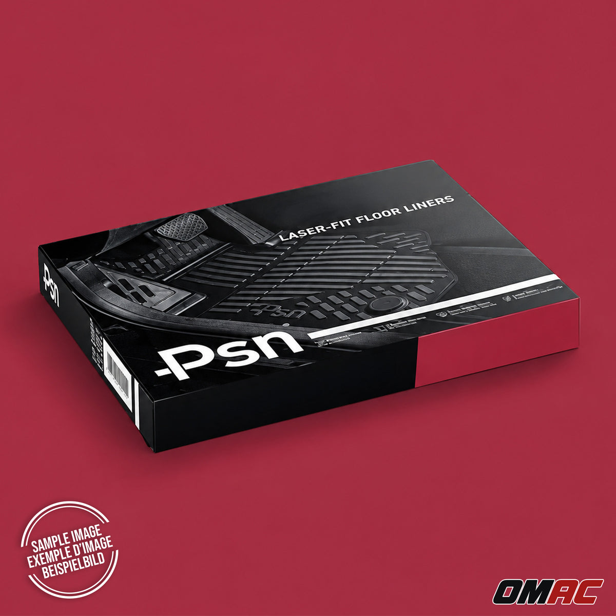 Tapis de sol pour Volkswagen Passat CC 2012-2017 Noir 3D en TPE 4x